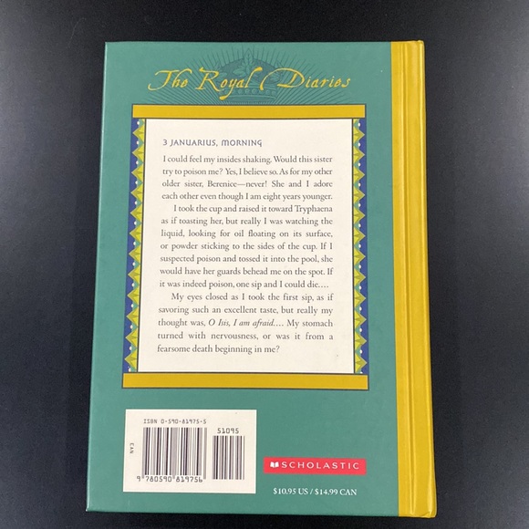 The Royal Diaries: Cleopatra VII Daughter of the Nile - Hardcover Novel - Picture 2 of 7